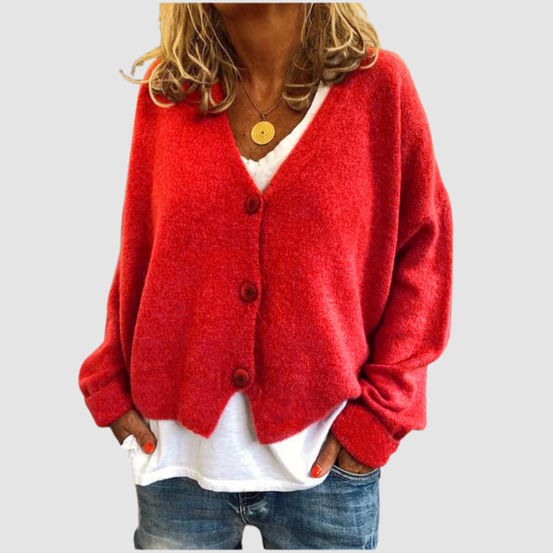 Women’s Knit Cardigan Button Up Sweater
