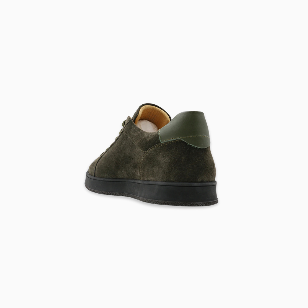 Leather men's sneakers