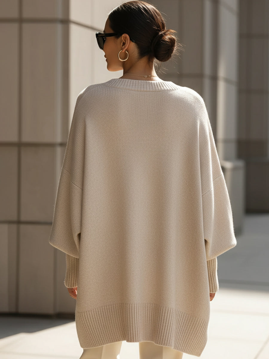 ELODIE™ | Wool-Blend Oversized Sweater