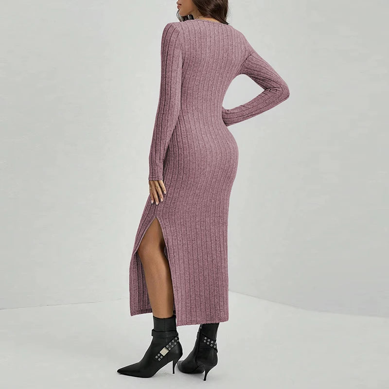 Elegant knitted dress