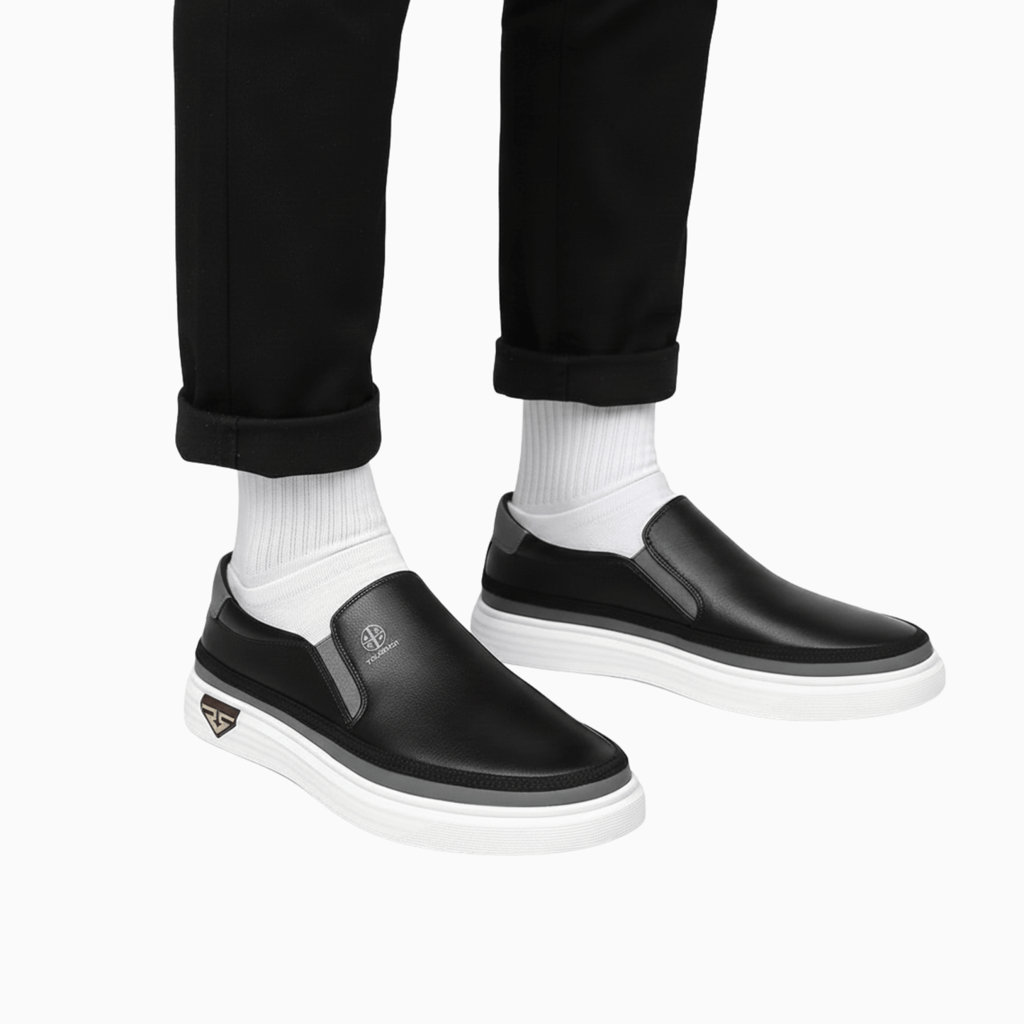 Men’s Leather Slip On Loafers Casual