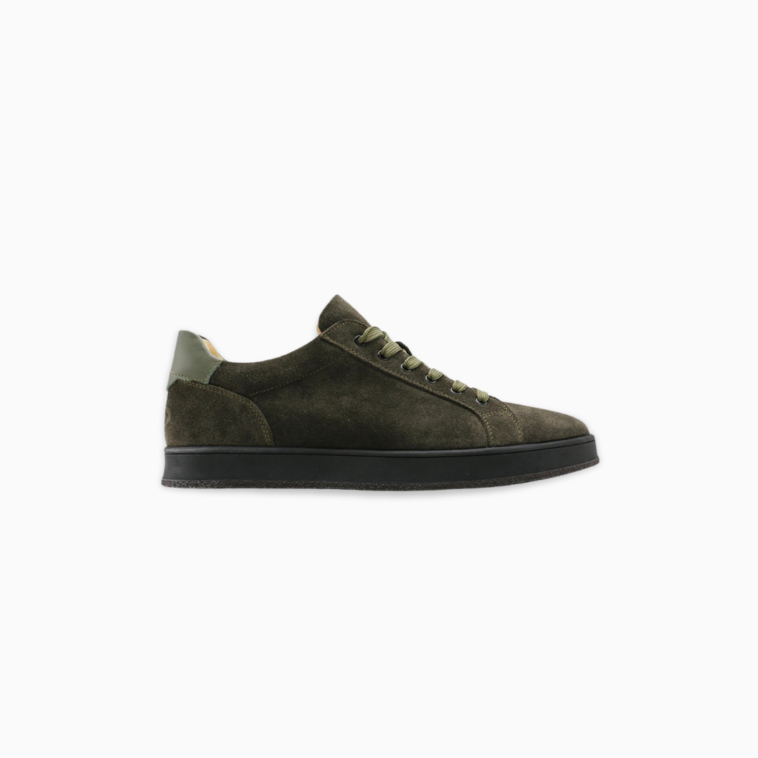 Leather men's sneakers