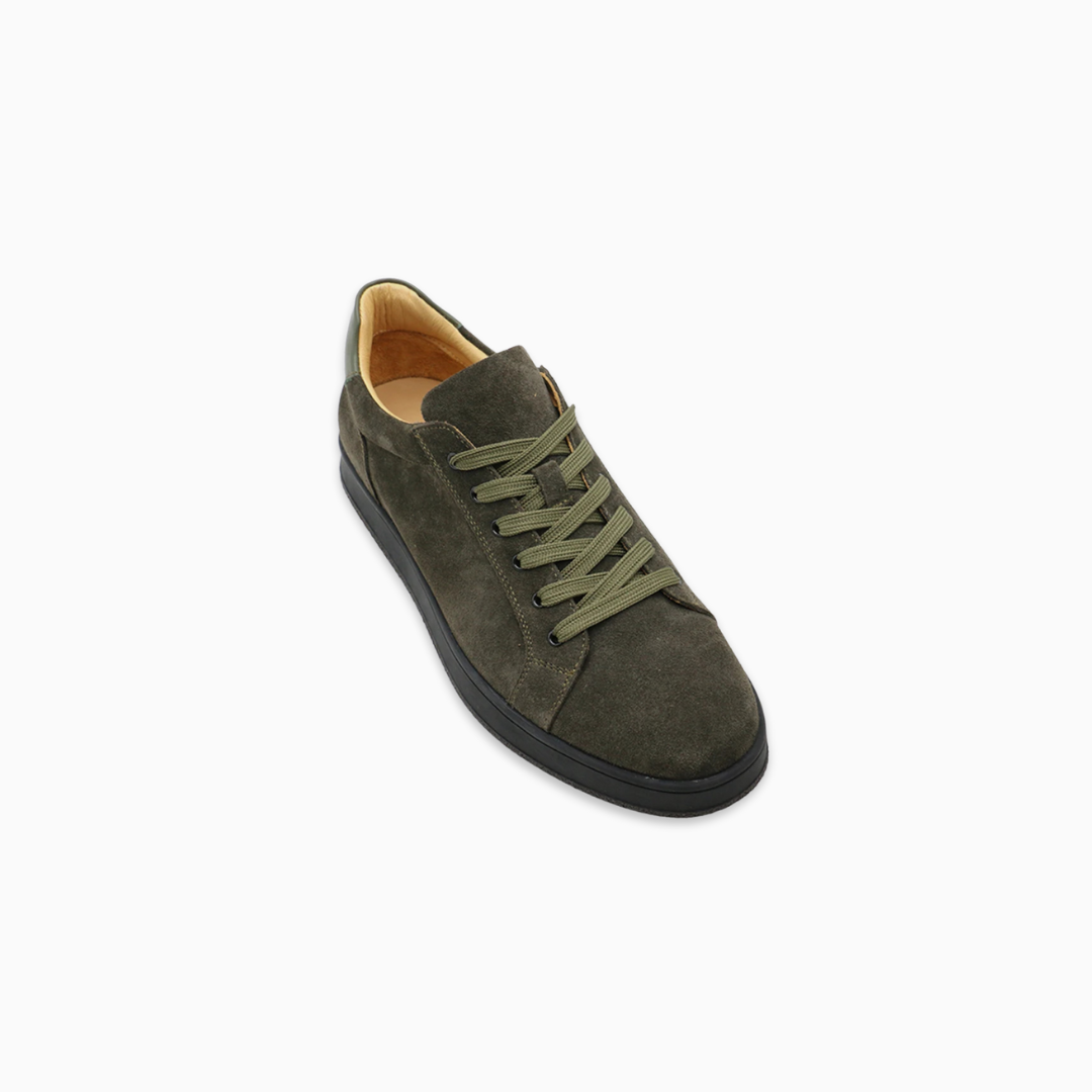 Leather men's sneakers