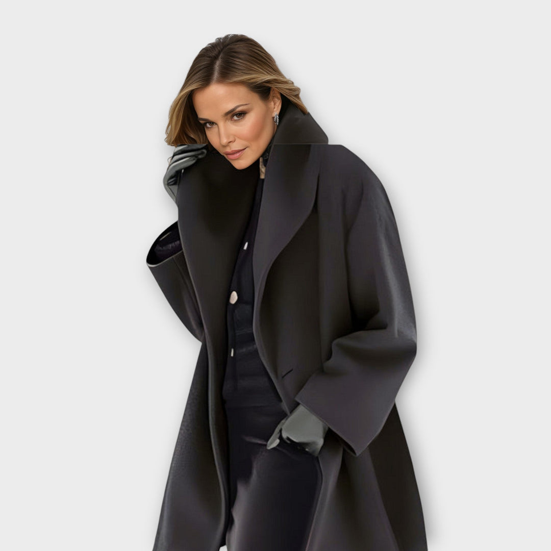 Elegant Hooded Long Winter Coat