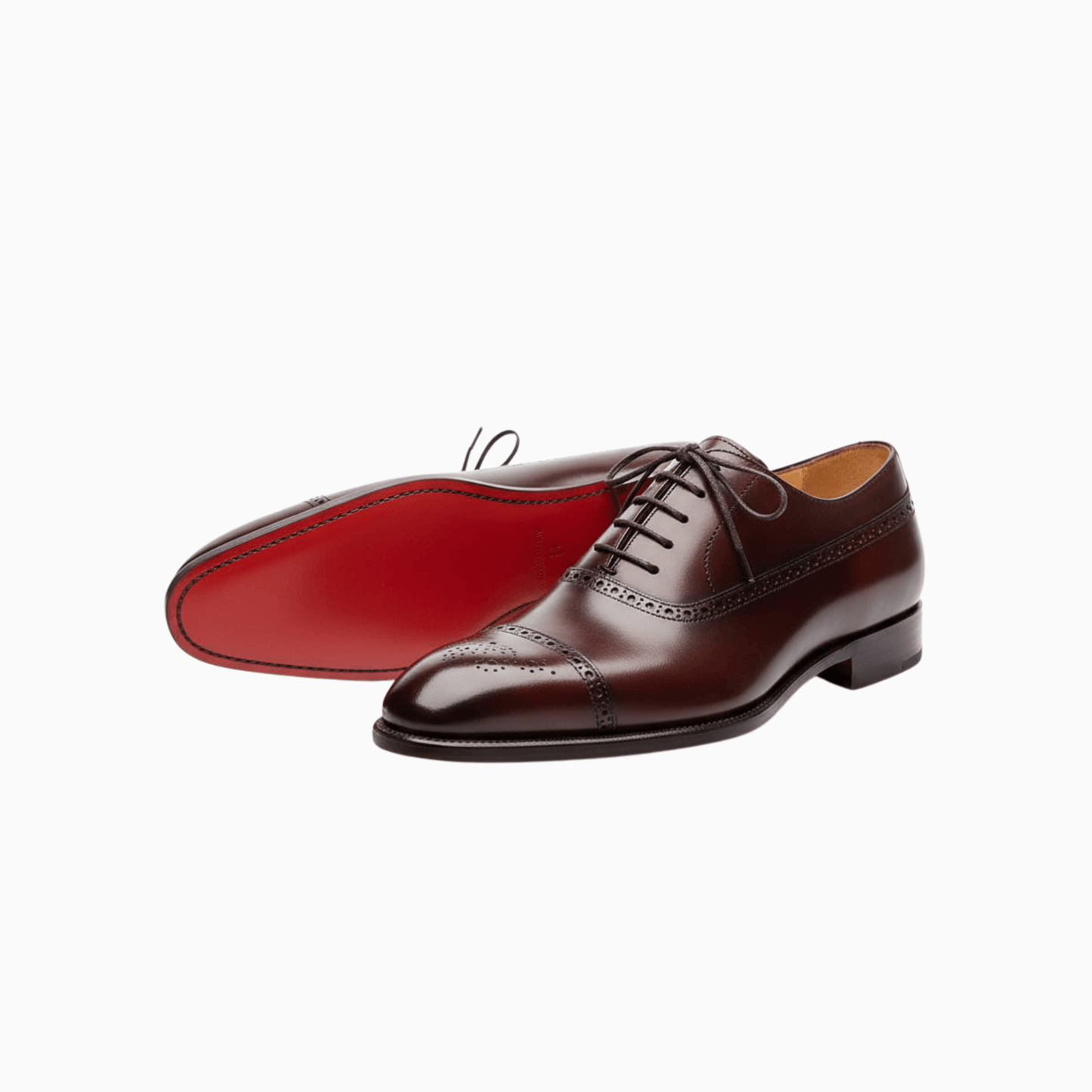 Men’s Brown Leather Casual Lace Up Shoes