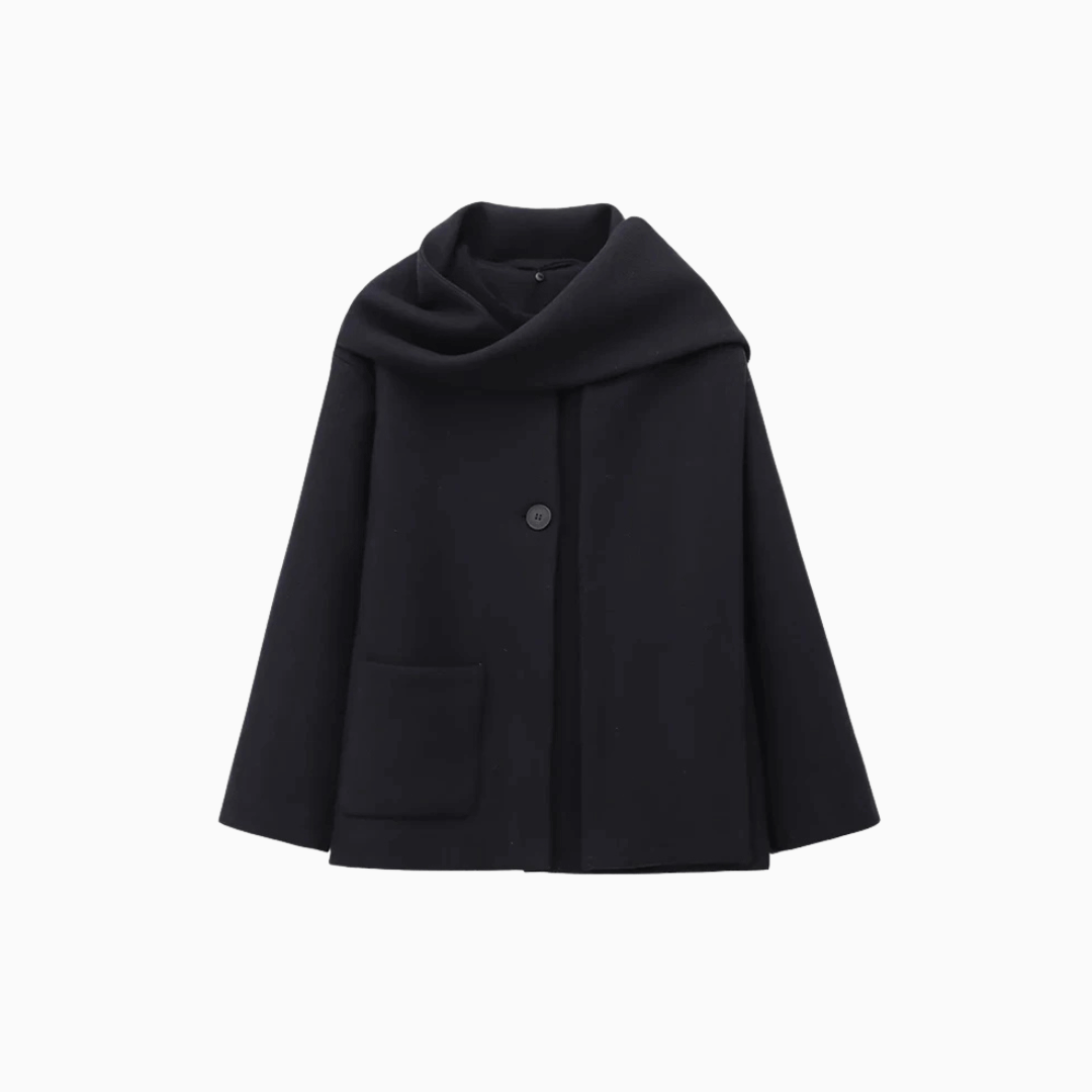 Women’s Black Elegant Loose Fit Jacket